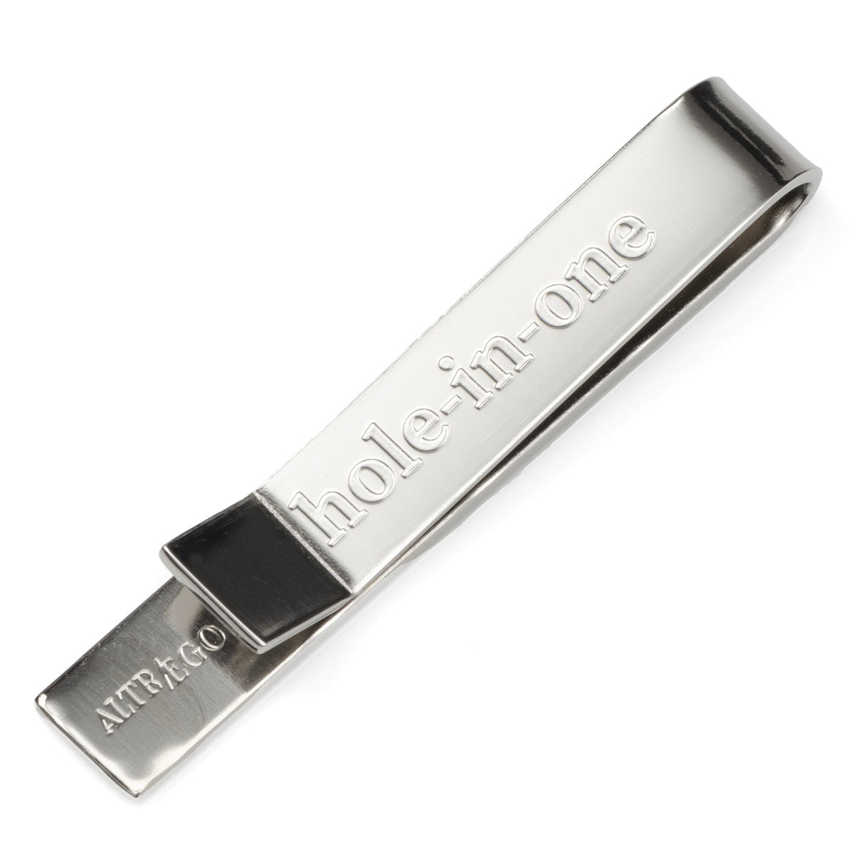 Golf Hole-In-One Hidden Message Tie Bar – Golf Tie Clip for Men