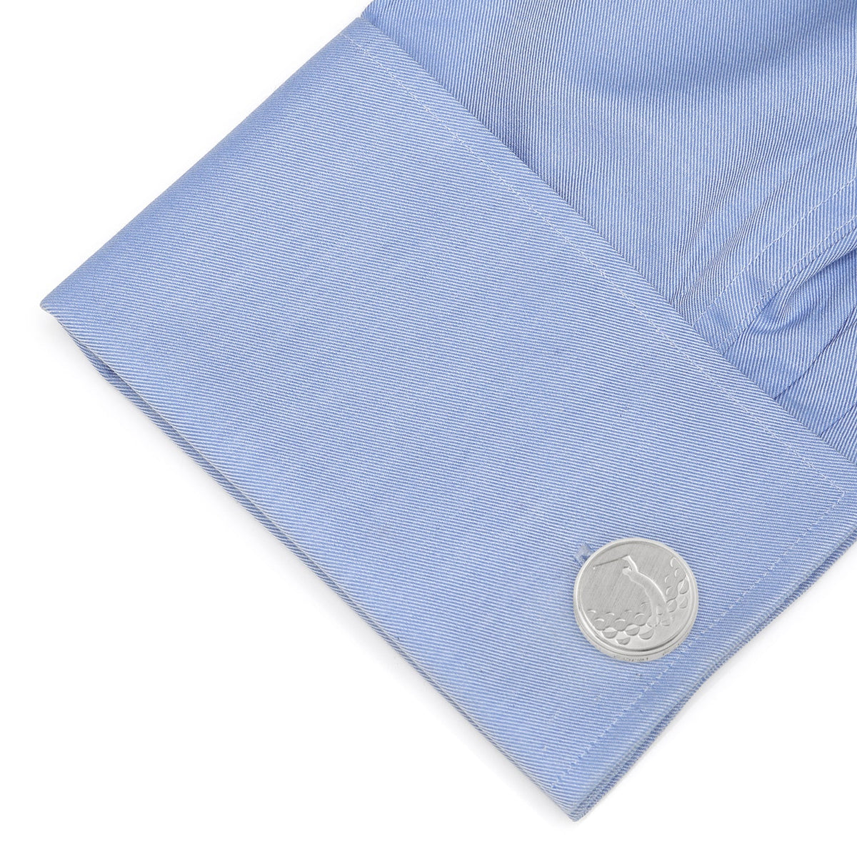 Golf Fore Silver Cufflinks for Men – Golfer Dress Shirt Accessories