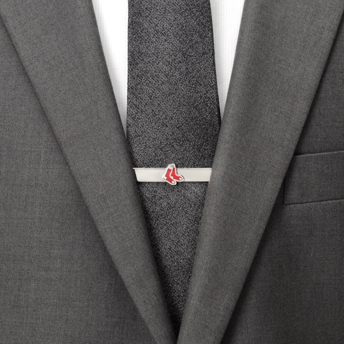 MLB Boston Red Sox Cufflinks and Tie Bar Gift Set
