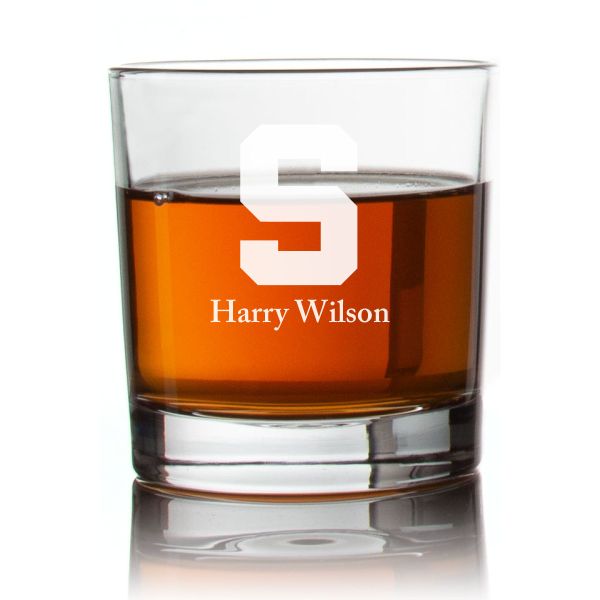 Engraved Michigan State Spartans Rocks Glass - Personalized Whiskey Glasses - Man Cave Gift Ideas - Gifts For Him - 2pcs