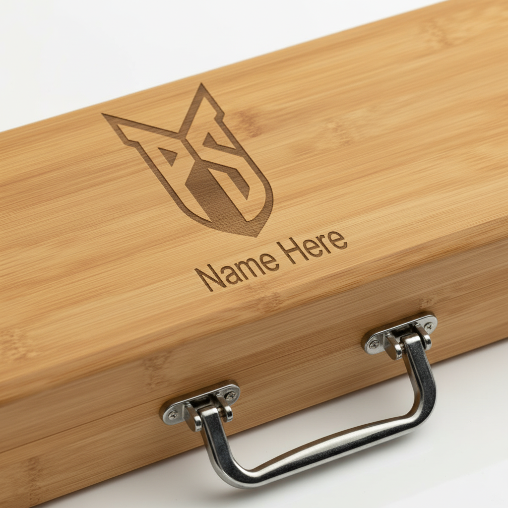 Personalized Portland State Football BBQ Set - Football Fanatic Gift Ideas - Personalized BBQ Set