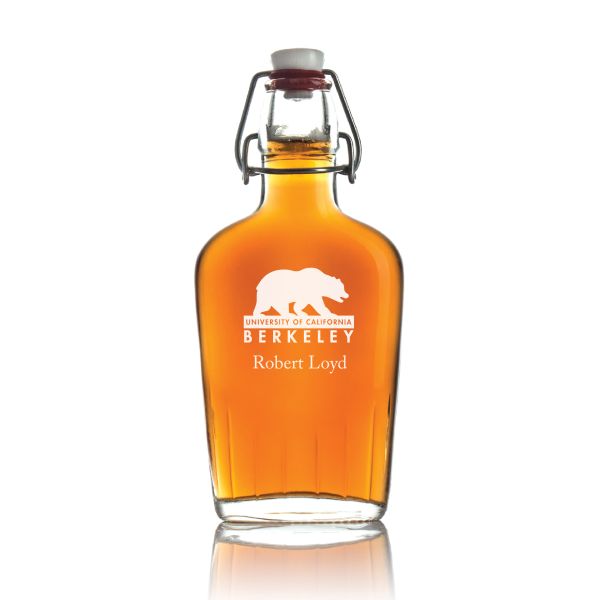 Personalized California Golden Bears Logo University Flask - Football Fanatic Gift Ideas - Personalized Whiskey Flask
