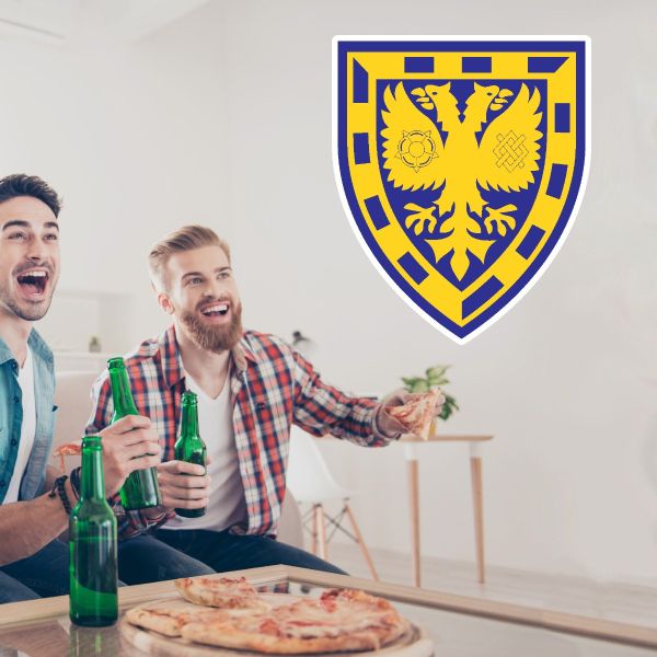 Soccer Wall Decals - Premier League - England Soccer Team Logos - Wimbledon Football Club