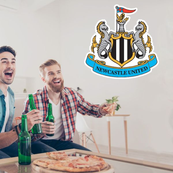 Soccer Wall Decals - Premier League - England Soccer Team Logos - Newcastle United Football Club