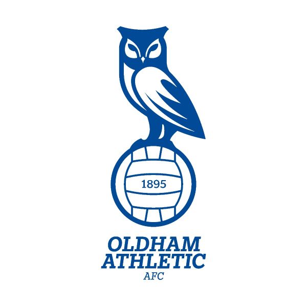 Soccer Wall Decals - Premier League - England Soccer Team Logos - Oldham Athletic Football Club