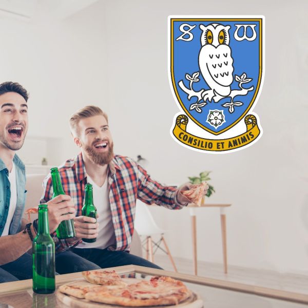 Soccer Wall Decals - Premier League - England Soccer Team Logos - Sheffield Wednesday Football Club
