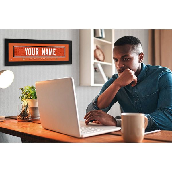 Cincinnati Bengals Custom Print Name Plate