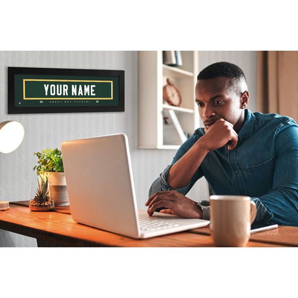 Green Bay Packers Custom Print Name Plate