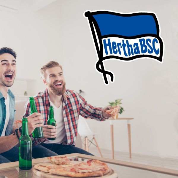Soccer Wall Decals - Germany Soccer Team Logos - Hertha BSC