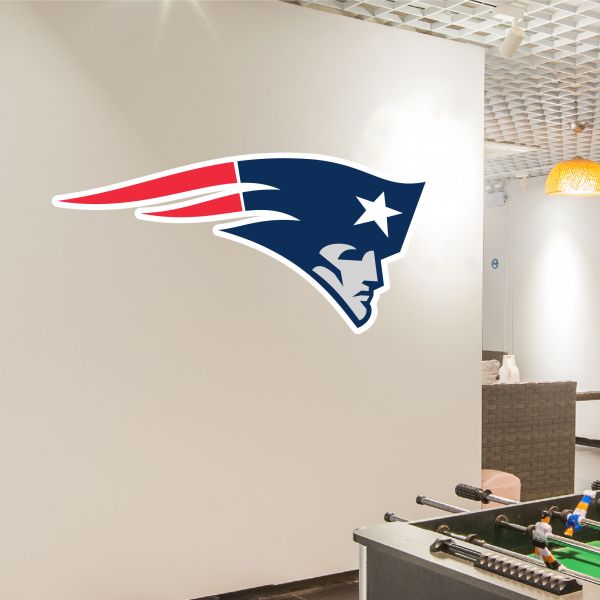 New England Patriots Football Team Logo - Sports Team Wall Decal