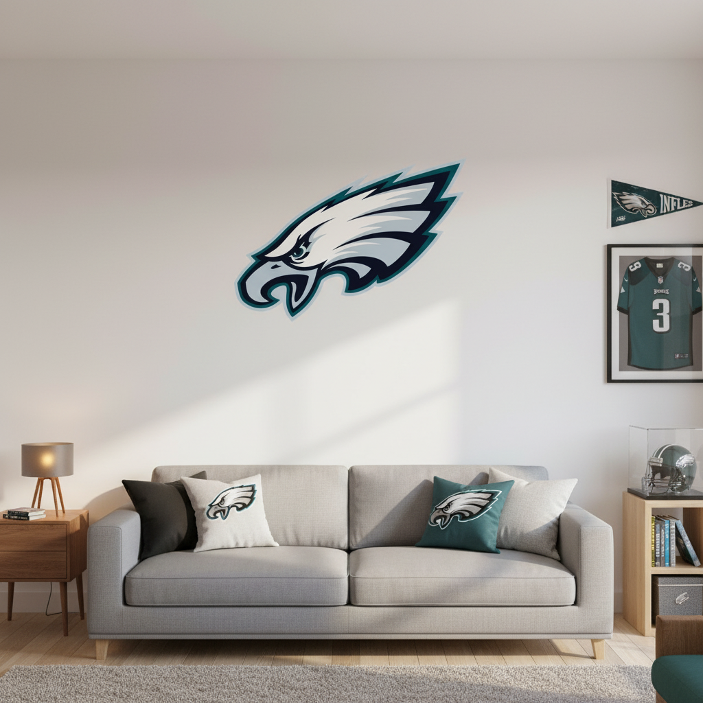 Philadelphia Eagles Football Team Logo - Sports Team Wall Decal