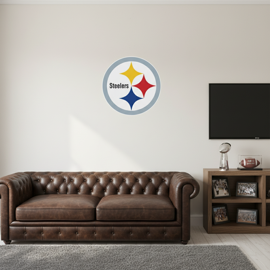 Pittsburgh Steelers Football Team Logo - Sports Team Wall Decal