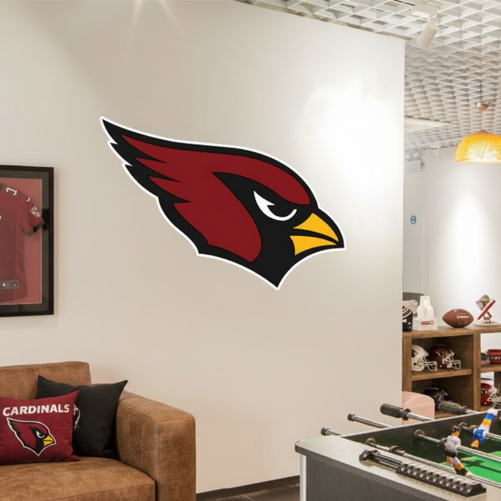 Arizona Cardinals Football Team Logo - Sports Team Wall Decal