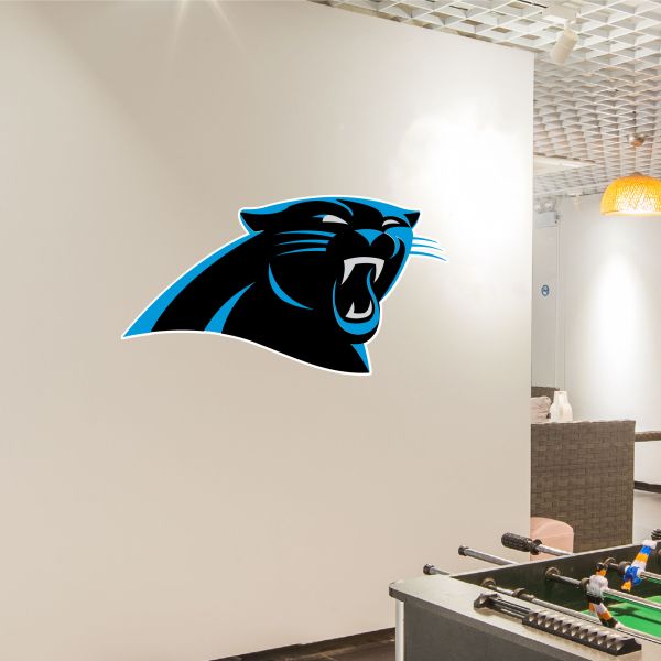 Carolina Panthers Football Team Logo - Sports Team Wall Decal