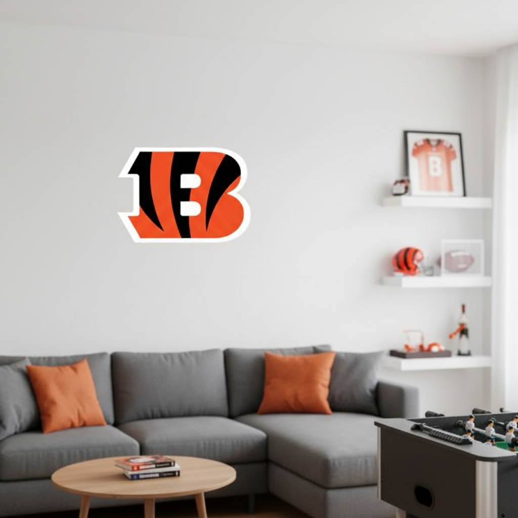 Cincinnati Bengals Football Team Logo - Sports Team Wall Decal