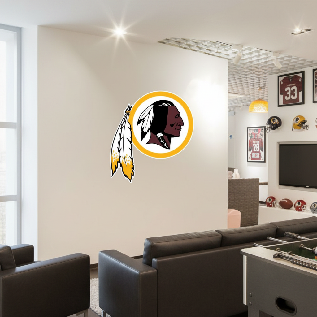 Washington Redskins Football Team Logo - Sports Team Wall Decal