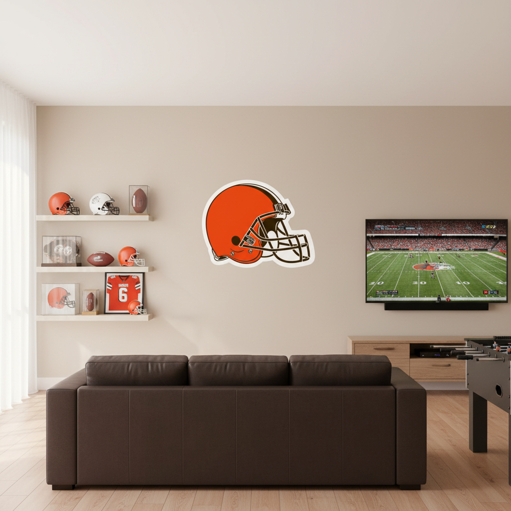 Cleveland Browns Football Team Logo - Sports Team Wall Decal