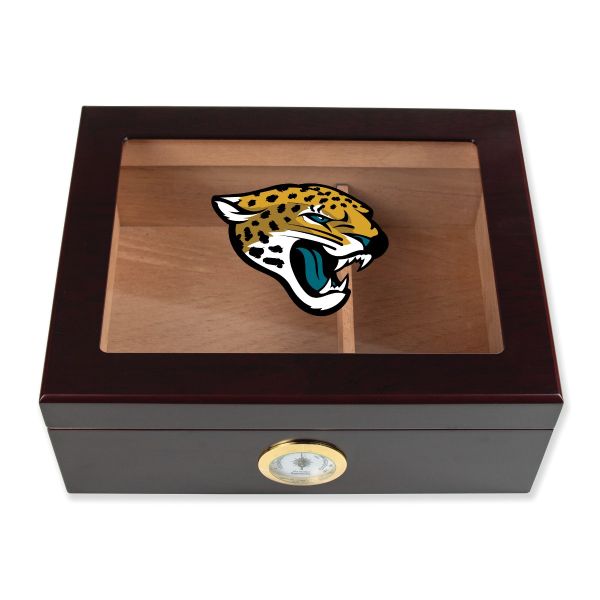 Jacksonville Jaguars Football Full Color Team Logo - Cigar Humidor