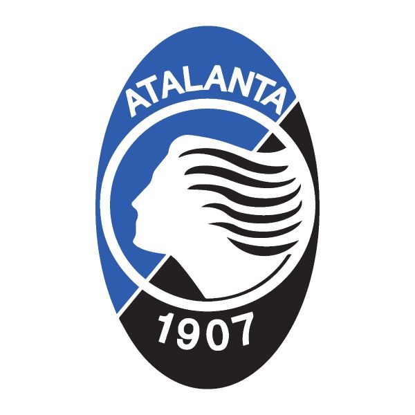 Soccer Wall Decals - Serie A League Italy Soccer Team Logos - Atalanta BC