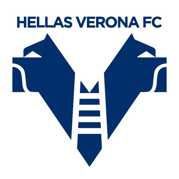Soccer Wall Decals - Serie A League Italy Soccer Team Logos - Hellas Verona FC