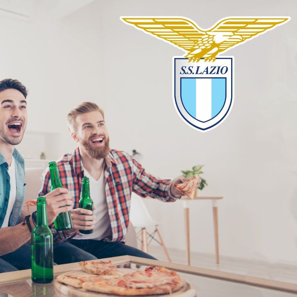 Soccer Wall Decals - Serie A League Italy Soccer Team Logos - SS Lazio