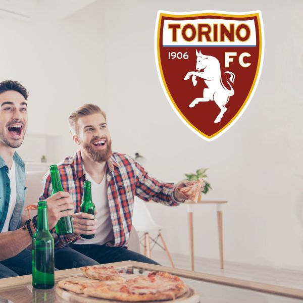Soccer Wall Decals - Serie A League Italy Soccer Team Logos - Torino FC