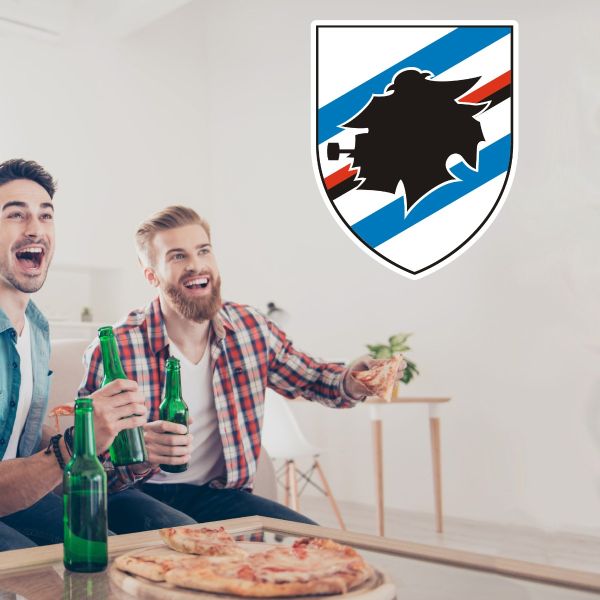 Soccer Wall Decals - Serie A League Italy Soccer Team Logos - UC Sampdoria