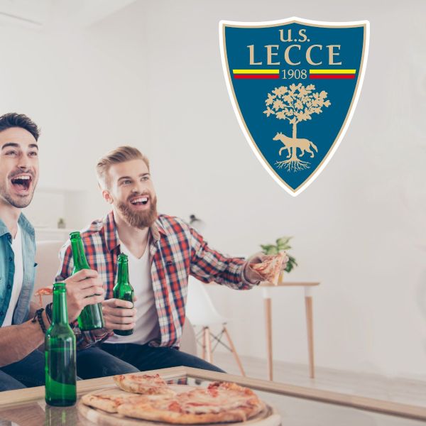 Soccer Wall Decals - Serie A League Italy Soccer Team Logos - US Lecce