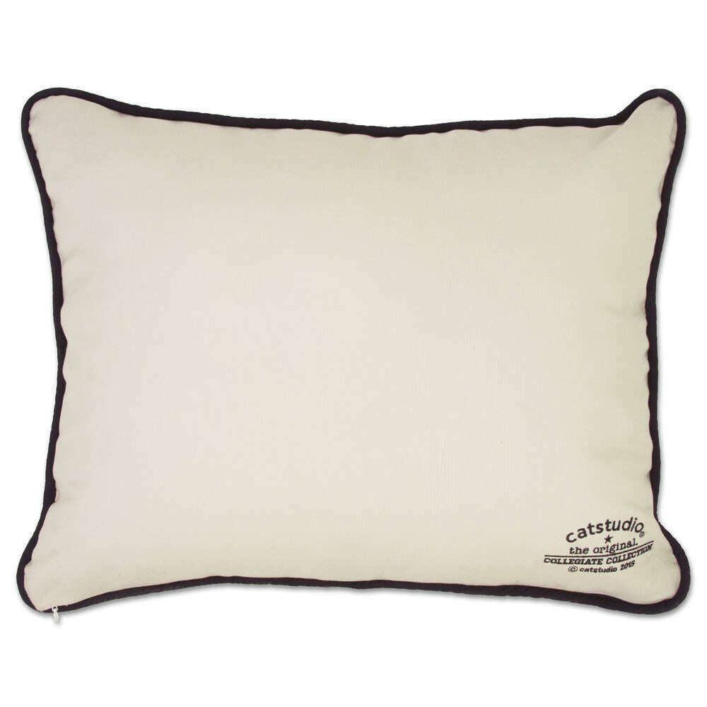 Kansas, University of Collegiate Hand-Embroidered Pillow