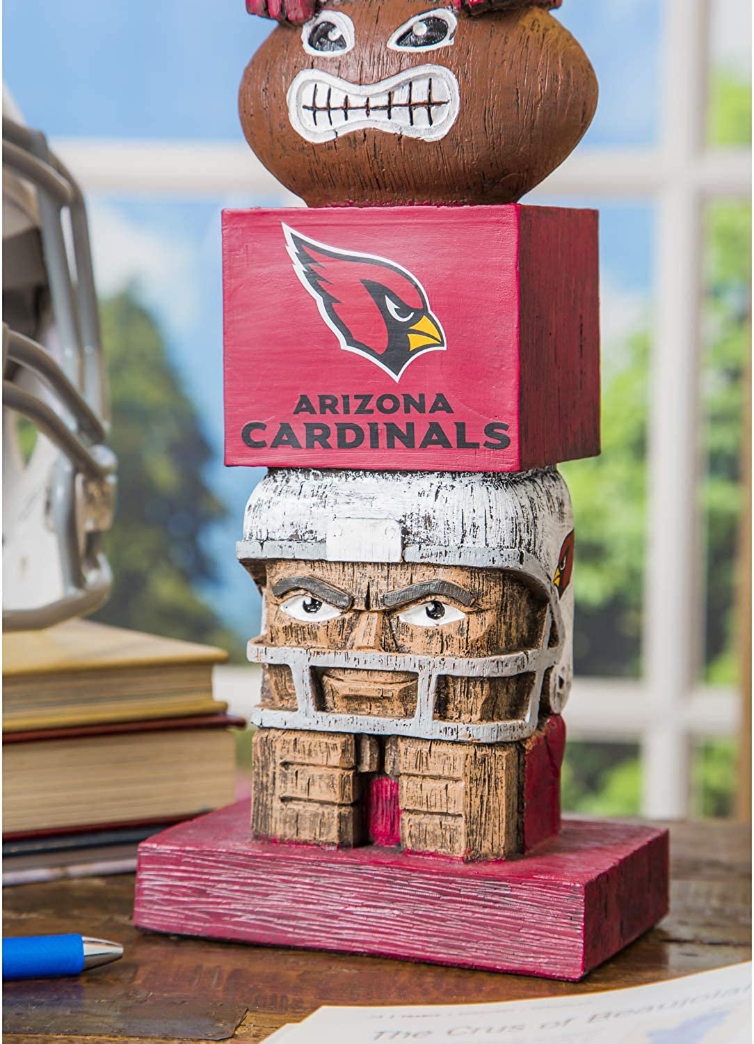 Arizona Cardinals Tiki Totem Garden Statue - 16" Official NFL Outdoor & Indoor Decor