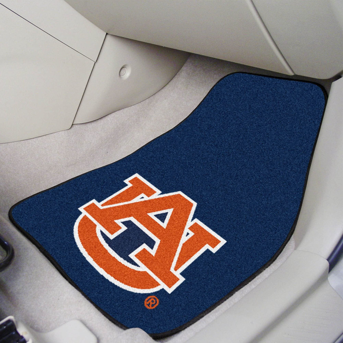 Auburn University Tigers 2-Piece Vehicle Floor Mat Set, 18x27 Inch