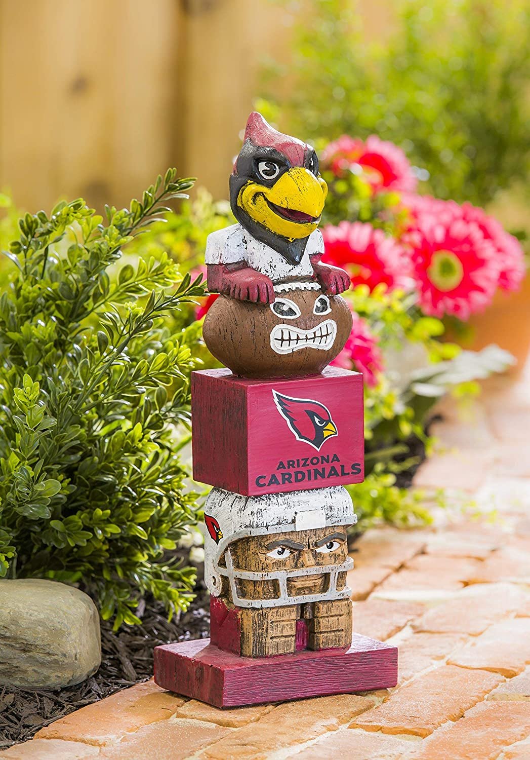 Arizona Cardinals Tiki Totem Garden Statue - 16" Official NFL Outdoor & Indoor Decor
