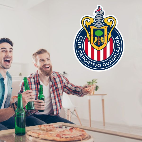 Soccer Wall Decals - Liga MX - Mexico Soccer Team Logos - CD Guadalajara