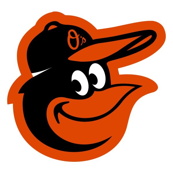 Baseball Wall Decals - Baseball Team Logos - Baltimore Orioles Cap Insignia