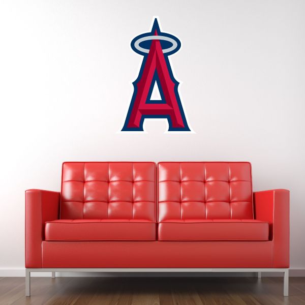 Baseball Wall Decals - Baseball Team Logos - Los Angeles Angels of Anaheim Cap Insignia