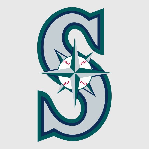 Baseball Wall Decals - Baseball Team Logos - Seattle Mariners Cap Insignia