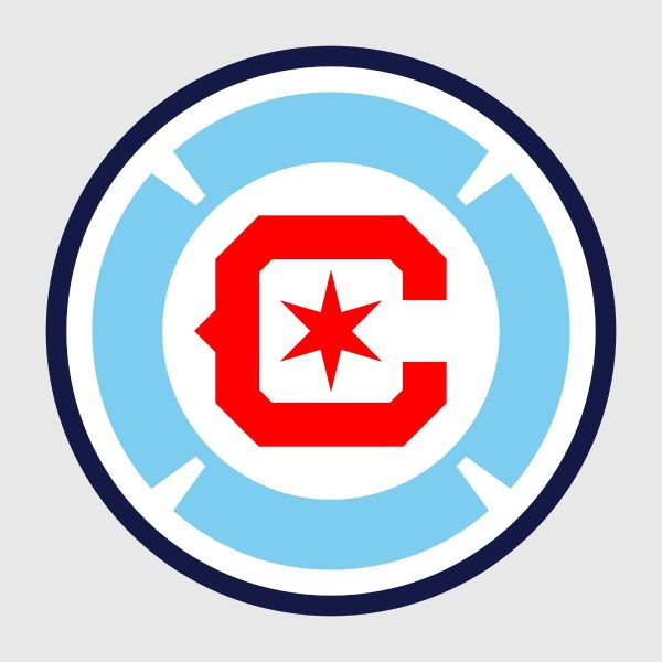Soccer Wall Decals - Soccer Team Logos - Chicago Fire Football Club