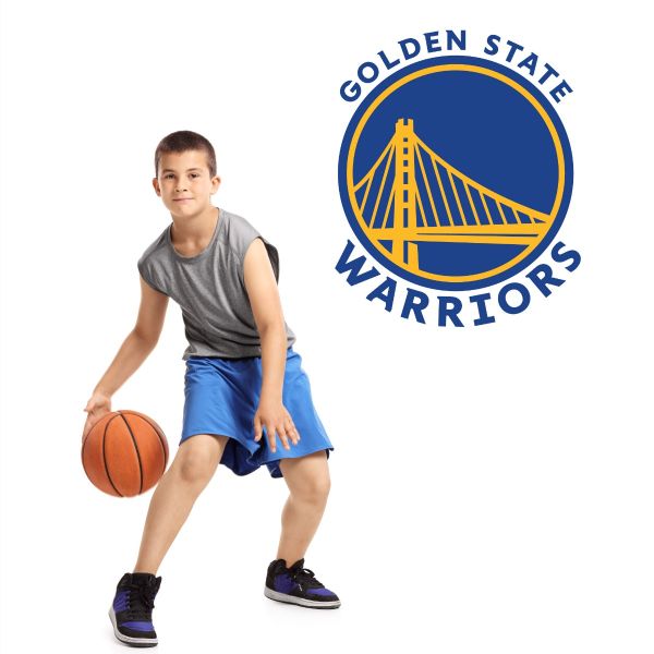 Basketball Wall Decals - Basketball Team Logos - Golden State Warriors