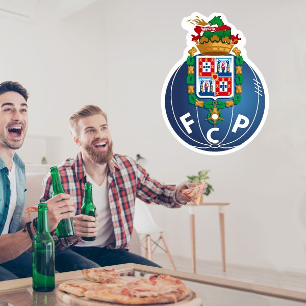Soccer Wall Decals - Primeira Liga - Portugal Soccer Team Logos - Porto