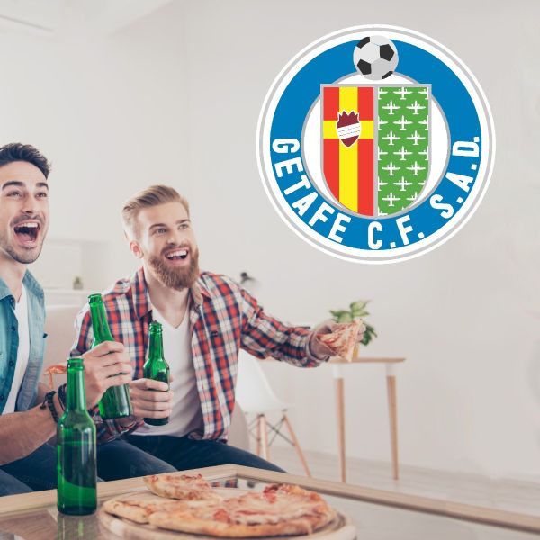 Soccer Wall Decals - La Liga Spain Soccer Team Logos - Getafe