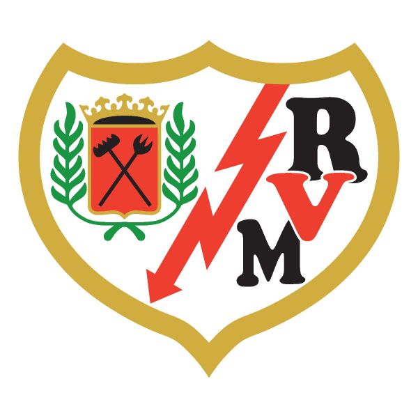 Soccer Wall Decals - La Liga Spain Soccer Team Logos - Rayo Vallecano Madrid