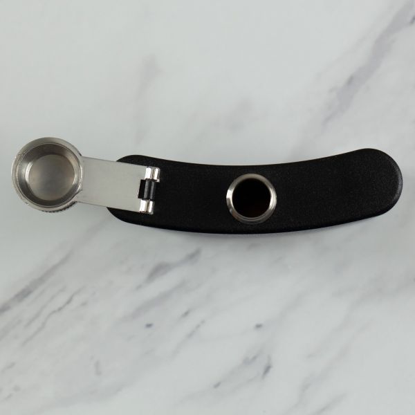Personalized 6oz Matte Black Powder Coated Stainless Steel FSK602 Custom Engraved Kappa Alpha