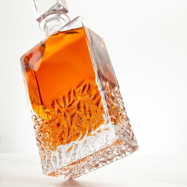 Louisiana State University Stadium – Engrave Sports Team Decanter in Rustic Wood Box