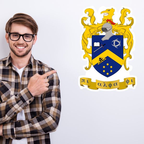 College Wall Decals - Pi Alpha Phi - Coat of Arms