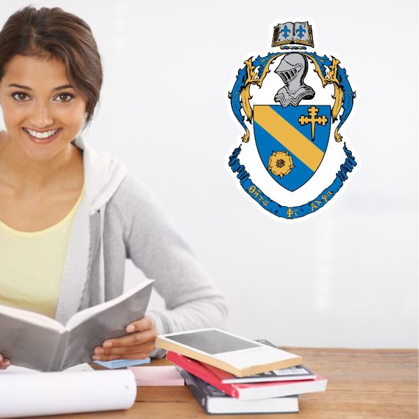 College Wall Decals - Theta Phi Alpha - Coat of Arms
