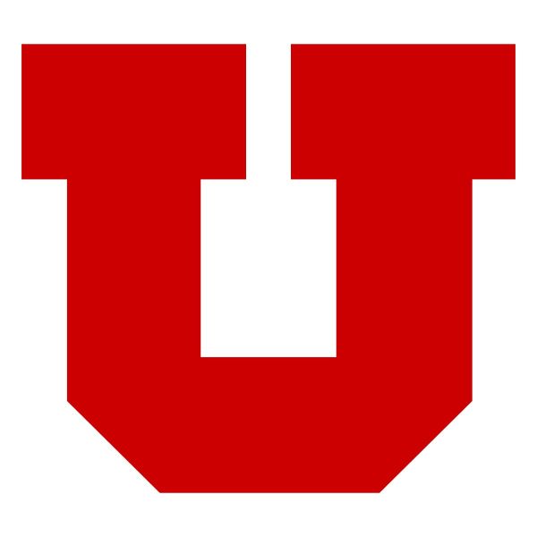College Wall Decals - College Team Logos - University of Utah U Initial