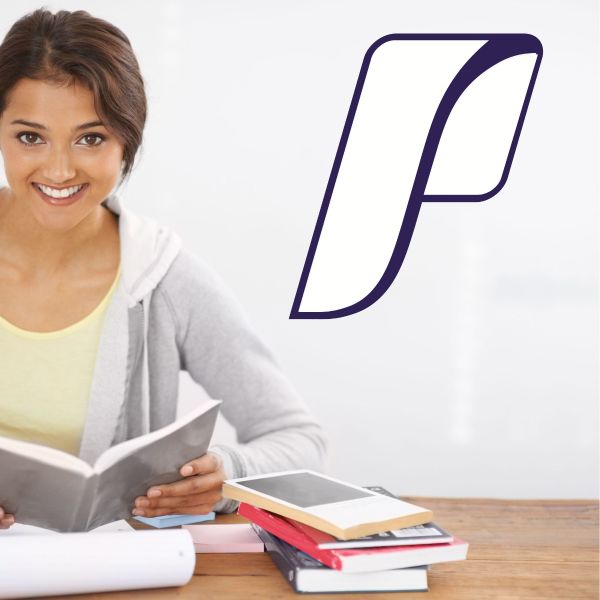 College Wall Decals - College Team Logos - Portland Pilots White Initial