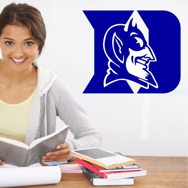 College Wall Decals - College Team Logos - Duke Blue Devils Logo