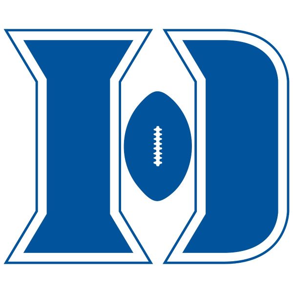 College Wall Decals - College Team Logos - Duke Blue Devils Football