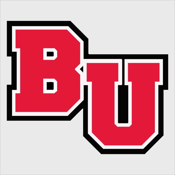 College Wall Decals - College Team Logos - Biola BU Initials